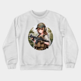 Tactical Girl Crewneck Sweatshirt